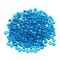 10 LBS Fire Glass 3/4-Inch Fireplace Glass Rocks for Fire Pit Caribbean Blue